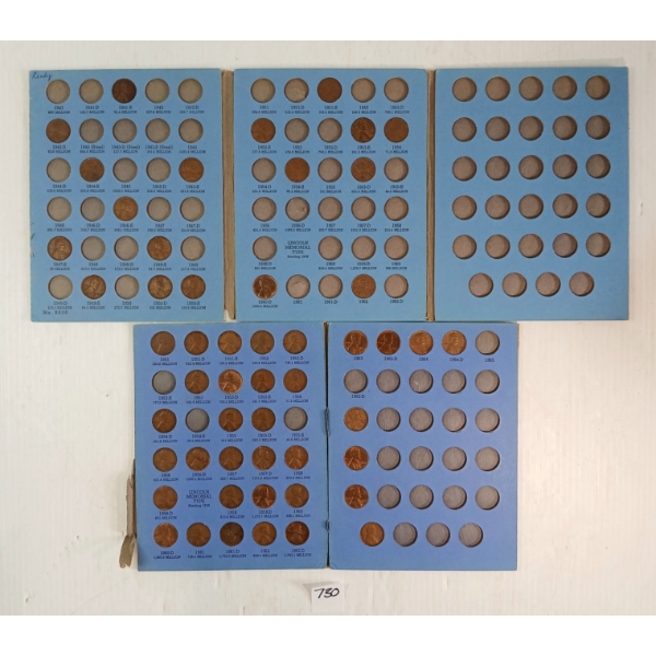 LOT OF 2 - 1941-1965 U.S. LINCOLN HEAD PENNY COLLECTIONS