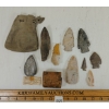 Image 1 : JOB LOT - RABBITS FOOT, ARROW HEADS & INDIAN CHISEL ETC