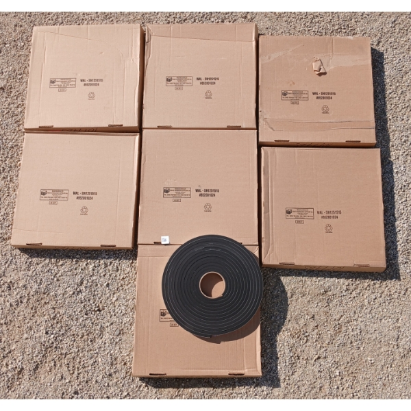 LOT OF 7 - WEATHER STRIPPING 