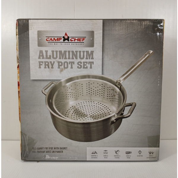 CAMP CHEF ALUMINUM FRY POT SET
