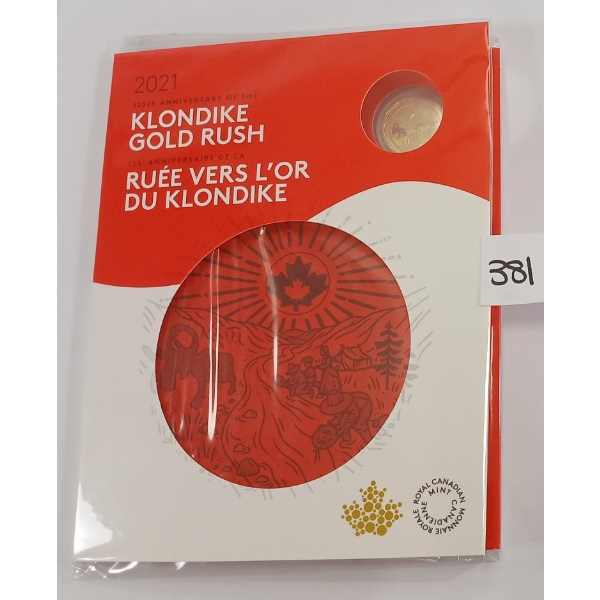 RCM 2021 125TH ANNIVERSARY OF THE KLONDIKE GOLD RUSH SET