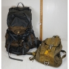 LOT OF 2 - DEUTER CAMPING PACK & DEPLOYMENT BAG 