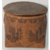 Image 3 : NATIVE HAND-MADE BIRCH BARK BASKET W/ LID