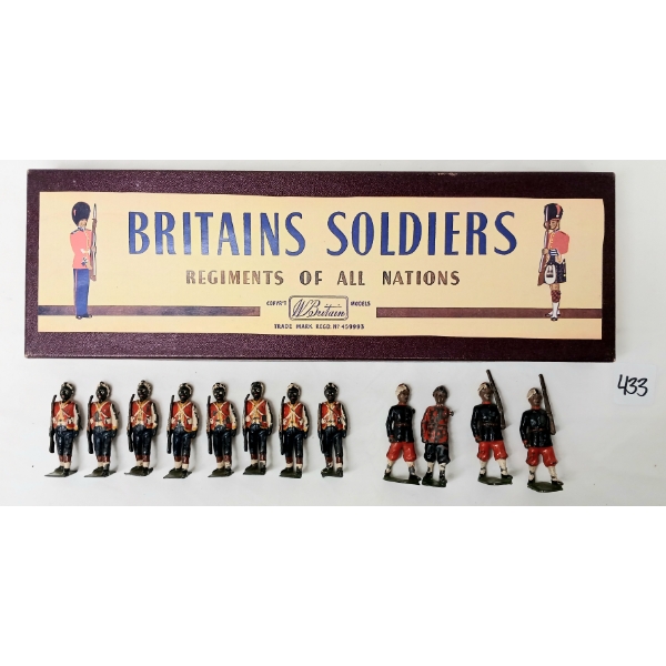 BRITAINS SOLDIERS LEAD FIGURES - NO. 19 WEST INDIA 2ND BOMBAY REGIMENT
