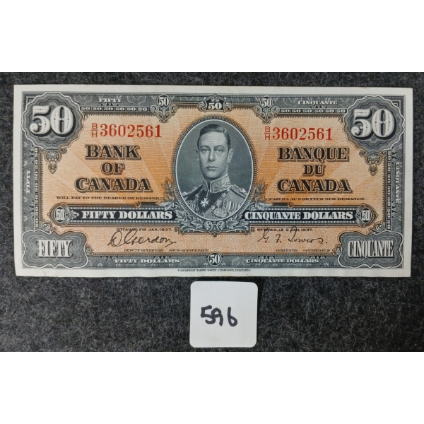 1937 CDN $50 BANKNOTE