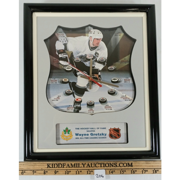 WAYNE GRETZKY HOCKEY HALL OF FAME CLOCK