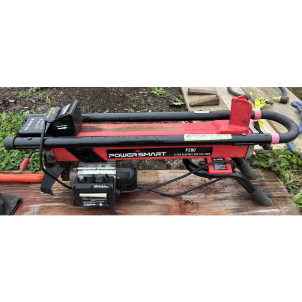 POWER SMART ELEC WOOD SPLITTER - 20 INCH TABLE - UNTESTED