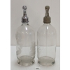 Image 3 : LOT OF 2 - GEO. A. COLEMAN & H. S.SMITH - CLEAR ACID-ETCHED - SELTZER BOTTLES