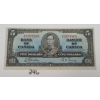 Image 1 : 1937 CDN $5 BANKNOTE
