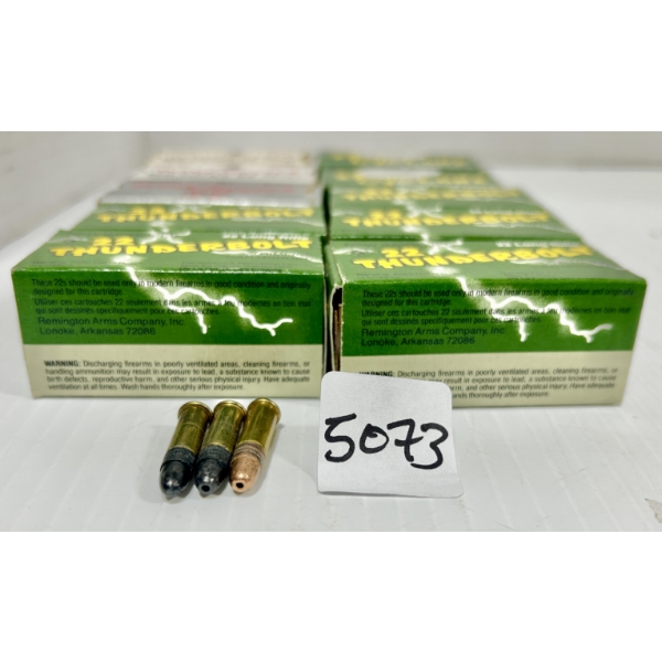 AMMO: APPROX 480X MIXED WIN & REM .22 LR