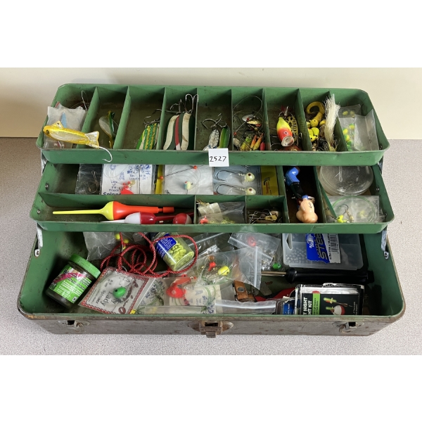 TACKLE BOX WITH CONTENTS 