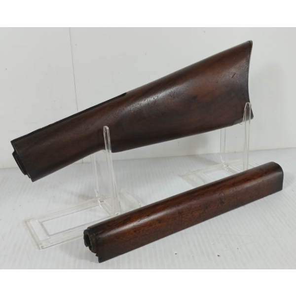 LOT OF 2 - WINCHESTER 1873 BUTT STOCK & FOREND - W/ BUTT PLATE