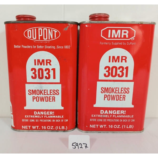 POWDER: DU POINT & IMR 3031 SMOKELESS POWDER - 1 LB