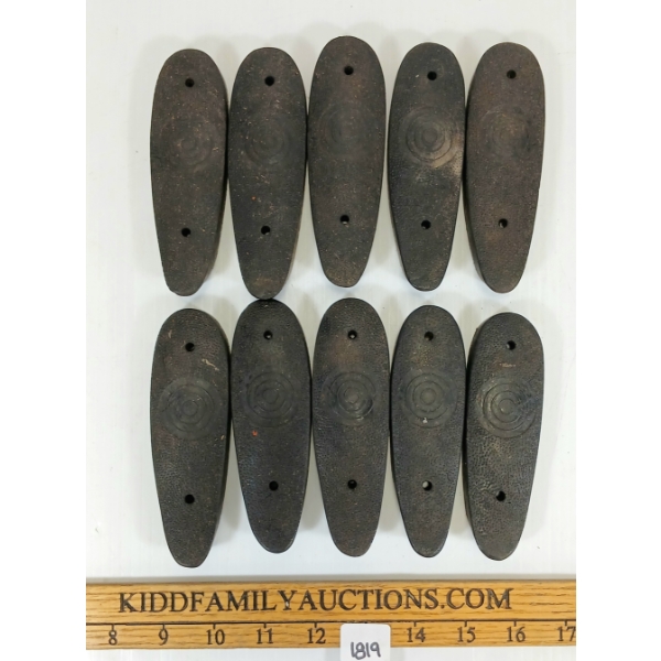 LOT OF 10 - MISC BUTT PLATES