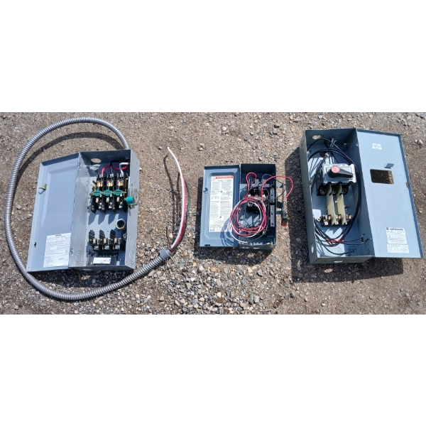 LOT OF 3 - POWER BOXES 