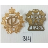 Image 1 : LOT OF 2 - POSTAL CORPS BADGES