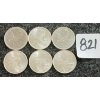 Image 1 : LOT OF 6 - 1966 CDN 25 CENT COINS