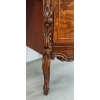 Image 9 : FRENCH PROVINCIAL BURLED MAHOGANY VENEER DESK 