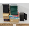 Image 2 : LOT OF 3 - CAST-IRON & TIN COMBINATION SAFE BANKS - INCL S.H., GREYCRAFT, & BULL'S-EYE BY ARROW