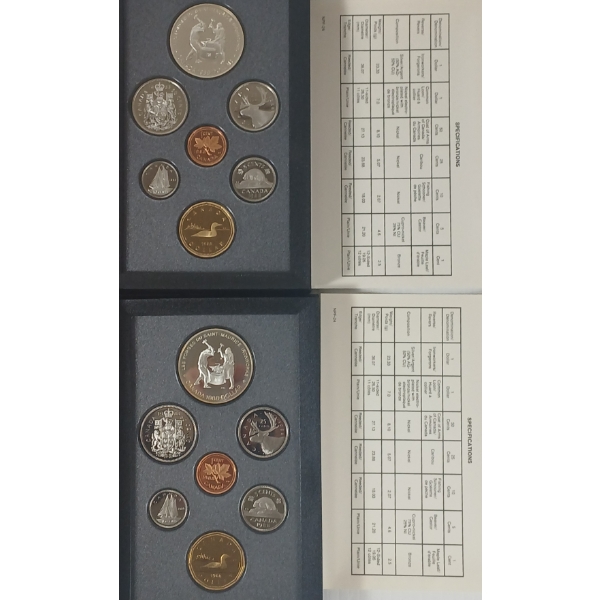 LOT OF 2 - 1988 RCM PROOF SETS