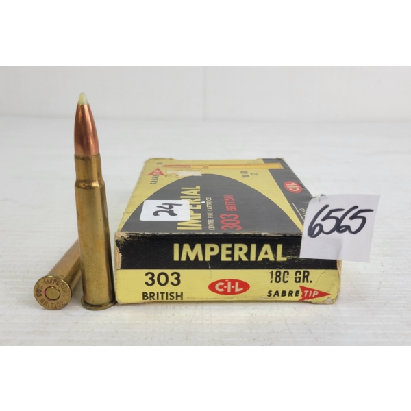 AMMO: 20X IMPERIAL .303BRIT - 180GR
