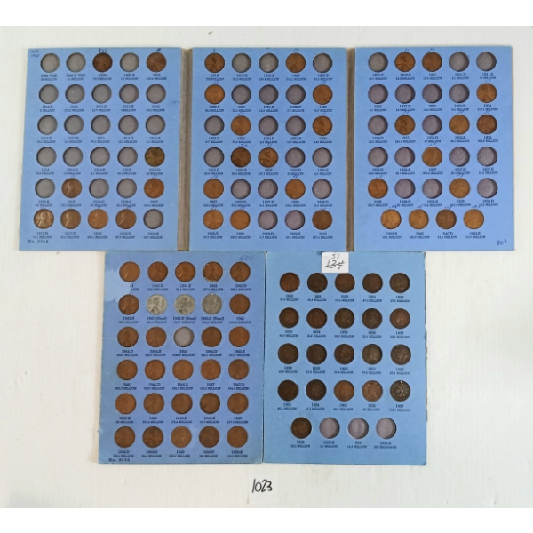 LOT OF 3 - 1888-1950 LINCOLN & INDIAN HEAD CENTS BOOKLETS