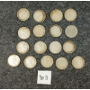 Image 2 : LOT OF 17 - CDN 25 CENT SILVER PCS - INCL 1966 & 1968
