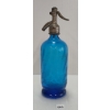 Image 1 : DITTA IGINO MAZZOLENI - COBALT BLUE ACID-ETCHED BARLEY TWIST - SELTZER BOTTLE