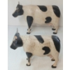 Image 4 : LOT OF 2 - FOLK ART COWS