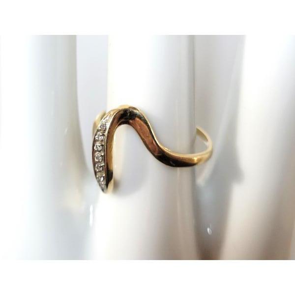 WOMEN'S DIAMOND & 10K GOLD RING 