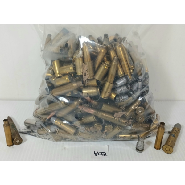 AMMO / BRASS / BULLETS: QTY OF MISC RNDS - INCL .223 REM, .40 S&W, ETC - 13.5LBS 