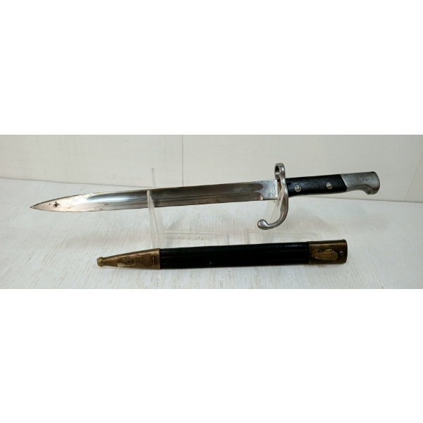 ARGENTINE MODEL 1909 MAUSER BAYONET W/ SCABBARD