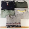 Image 1 : LOT OF 5 - MEN'S KNIT SWEATERS & SWEATSHIRTS - MFG WESC, PENFIELD & DEUS EX MACHINA