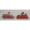Image 3 : LOT OF 2 - SUNRUCO MICKEY MOUSE FIRE TRUCK & DONALD DUCK CAR