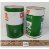 Image 2 : LOT OF 2 - CASTROL FLEET & MOTOR OIL FIBRE QT CANS
