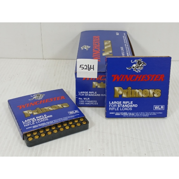 PRIMERS: 1000X WINCHESTER LARGE RIFLE 