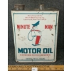 Image 1 : MINUTE MAN MOTOR OIL CAN - 2 GAL