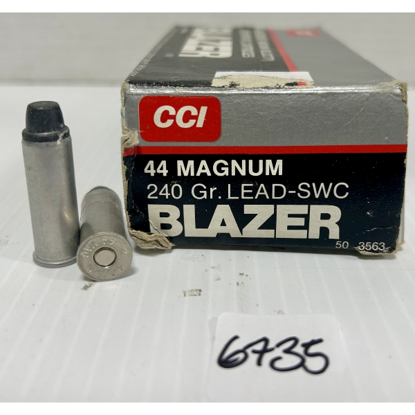 AMMO: 50X FEDERAL .44 REM MAG - 240 GR LSWC