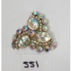 Image 1 : CONTINENTAL RHINESTONE BROOCH