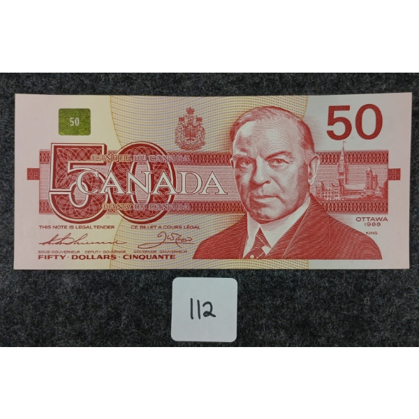 1988 CDN $50 BANKNOTE - UNCIRCULATED