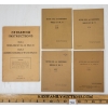 LOT OF 5 - WWII & POST CDN WIRELESS SETS TRAINING PAMPHLETS