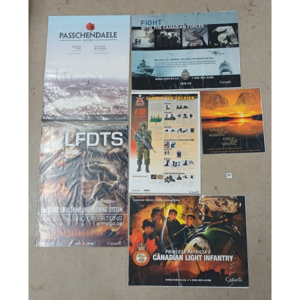 LOT OF 6 - CDN MILITARY ADVERTISEMENTS