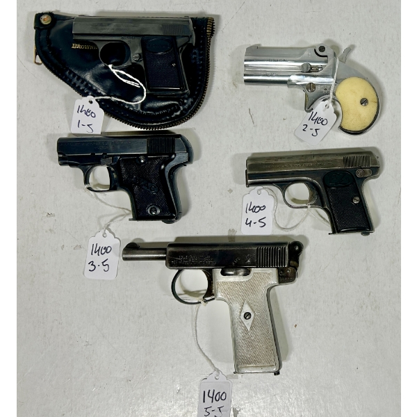LOT OF 5 - PROHIBITED HANDGUNS