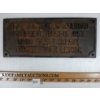 Image 2 : LOT OF 3 - CAST IRON PLAQUES - INCL 1953 NY CENTRAL RAILWAY, HAMILTON C.W, &  E & C GURNEY TORONTO