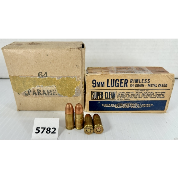 AMMO: APPROX 100X CIL 9 MM