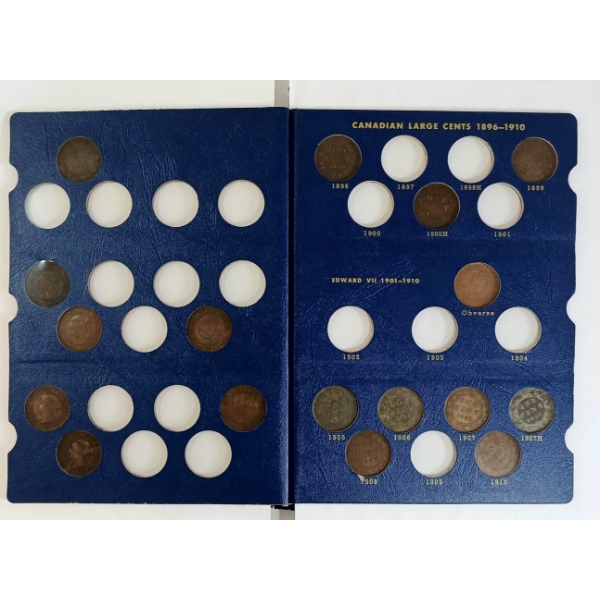 1884-1920 CDN LARGE CENTS BOOKLET