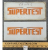Image 1 : PAIR OF SUPERTEST GAS PUMP PLATES 