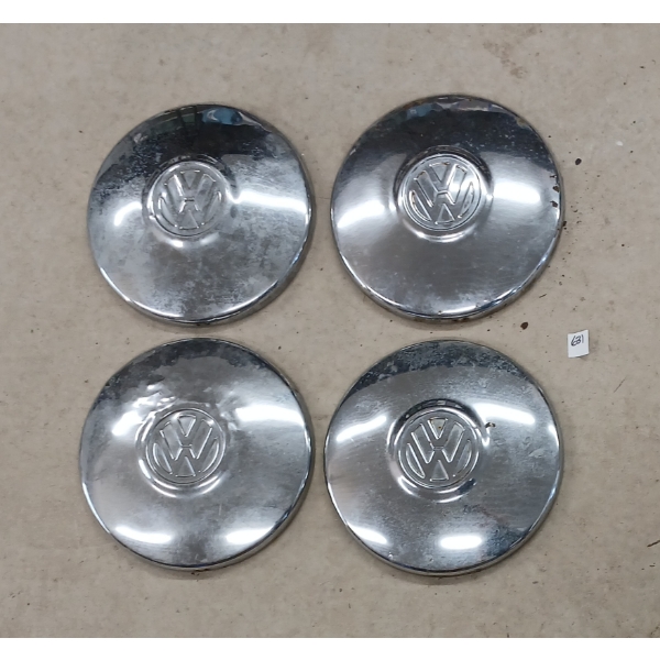 LOT OF 4 - VOLKSWAGEN HUB CAPS