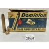 Image 1 : AMMO: 20X DOMINION .38-55 WIN - 255 GR