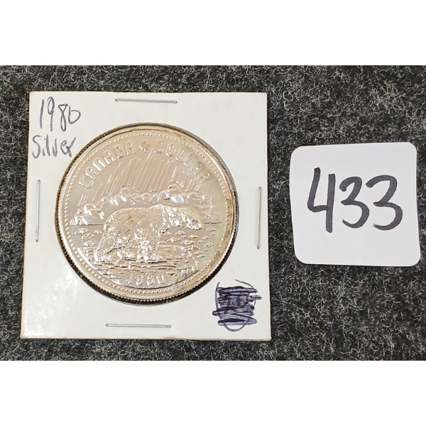 1980 CDN SILVER DOLLAR